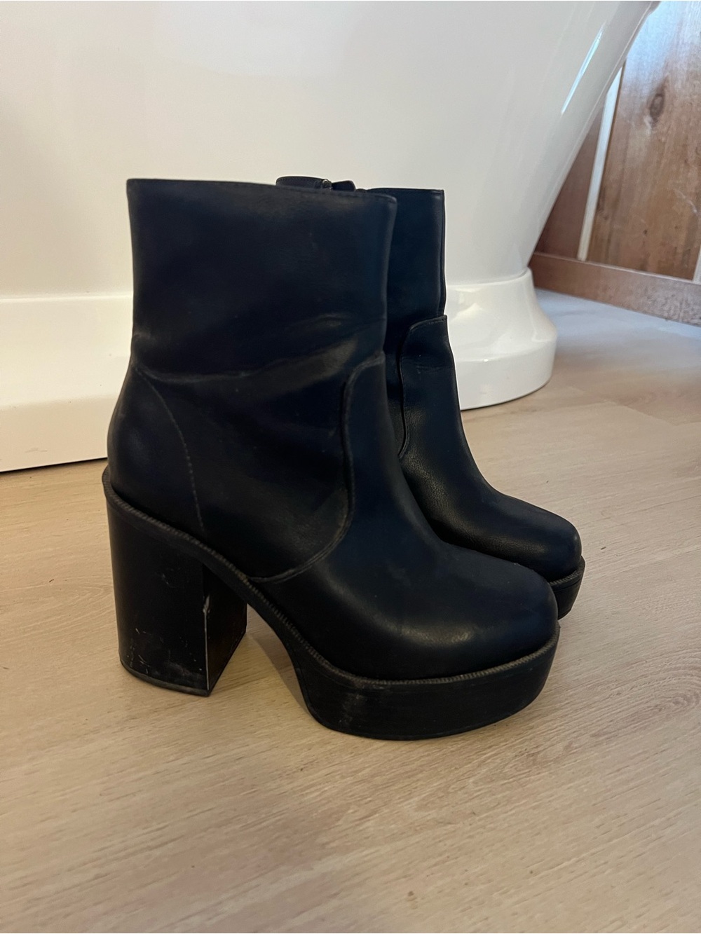 Black Platform Boots